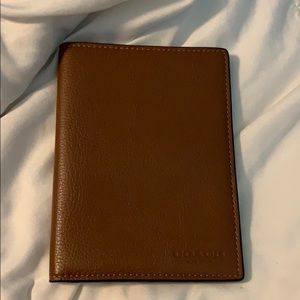 Coach leather passport holder